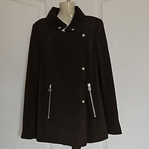Wilfred Women's Double-Breasted Blazer Jacket XS Brown